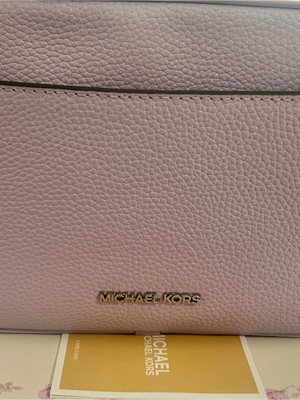 Michael Kors Quartz Jet Set Large Pebbled Leather Crossbody Bag - Picture 5 of 8